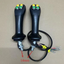 4 button button handle excavator modified wood grabber controllever