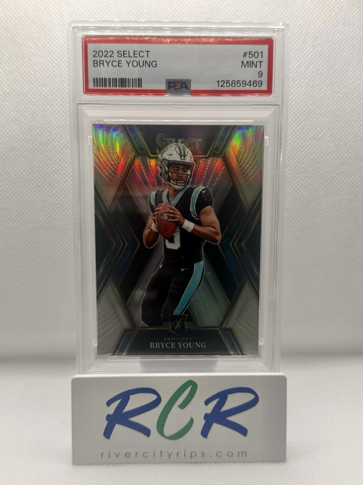 2022 Panini Select - 2023 XRC - Bryce Young - #501 Silver Prizm - Panthers