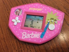 Vintage 1992 Konami Barbie Portable Handheld Electronic Game WORKS