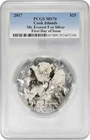 2017 Cook Islands $25 Mt. Everest 5 oz Silver MS70 FDOI PCGS