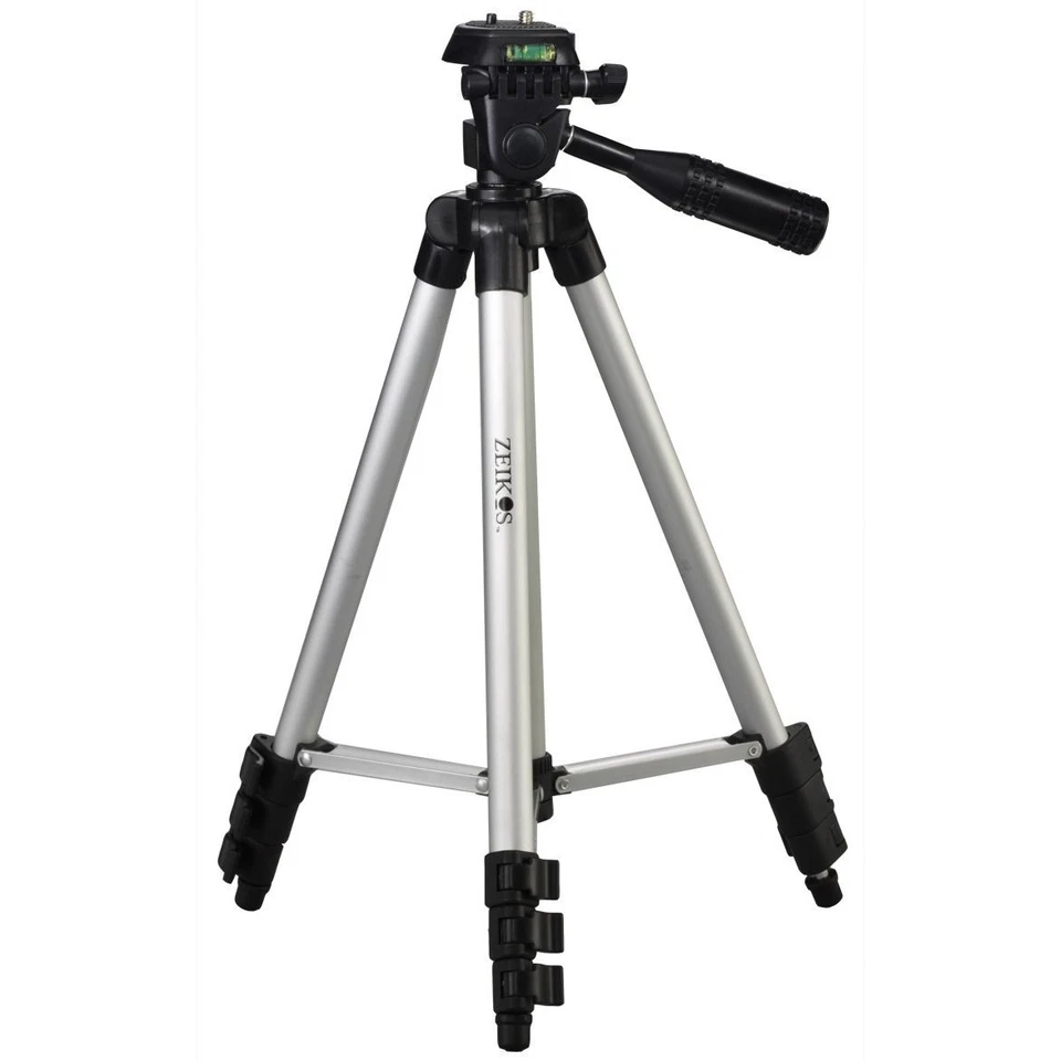 50" Pro Photo - Video Tripod With Case For Canon EOS Rebel T6 80D 70D - Image 2 of 4
