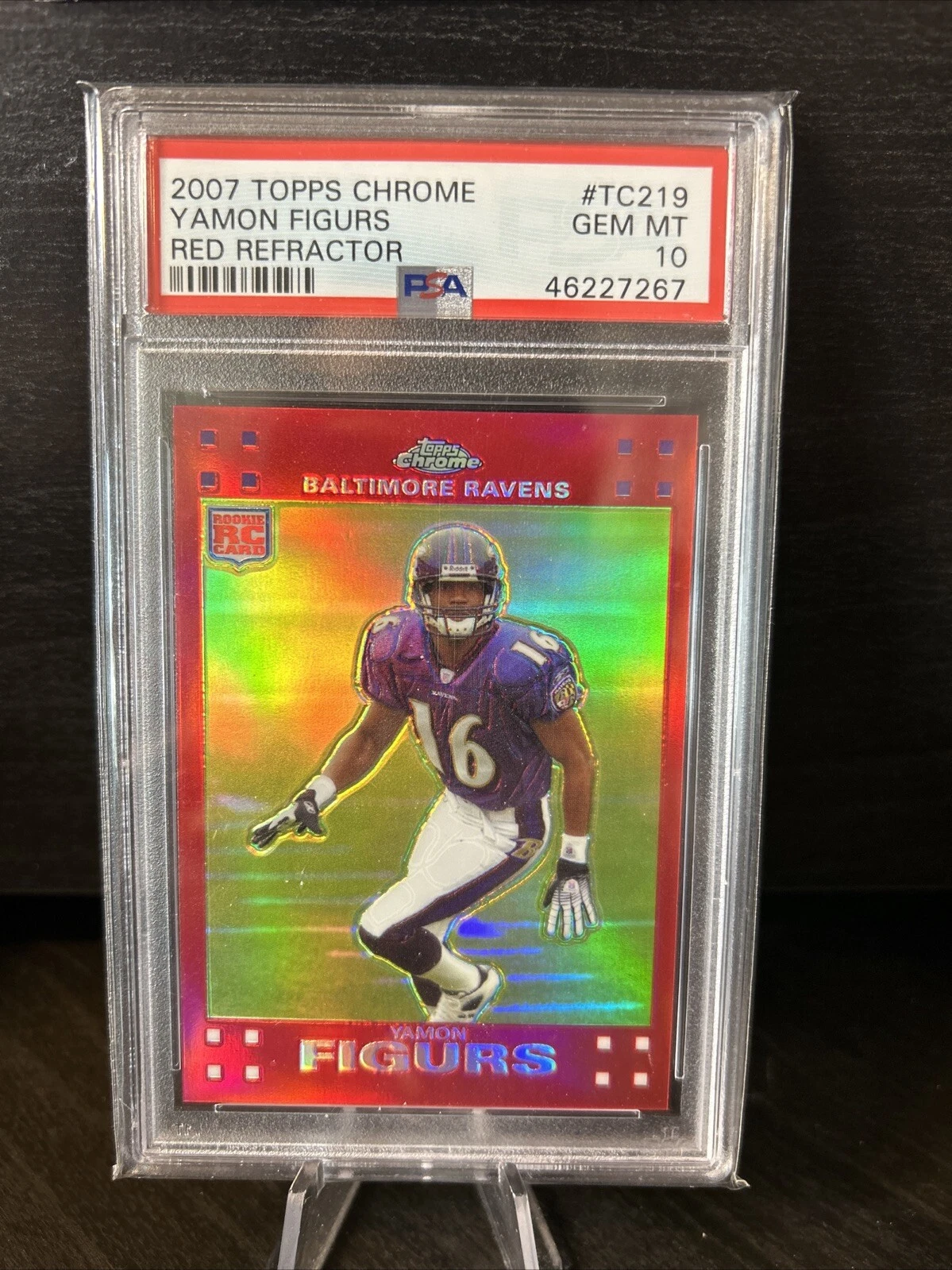 Yamon Figurs Topps Chrome #TC219 Red Refractor