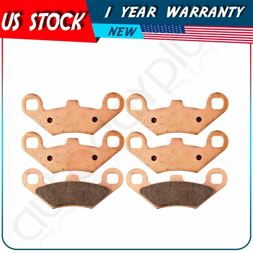 Carbon Fiber Brake Pads 3 Pairs Front & Rear Brake Pads For 1999-2001 Polaris 4x4 Magnum 500 ATV - Carbon Fiber Material Carbon Fiber Front Fenders Fenders