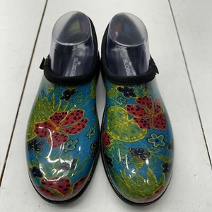 Slogger’s Multicolor Floral Garden Slip-On Shoes Waterproof Women’s Size 10