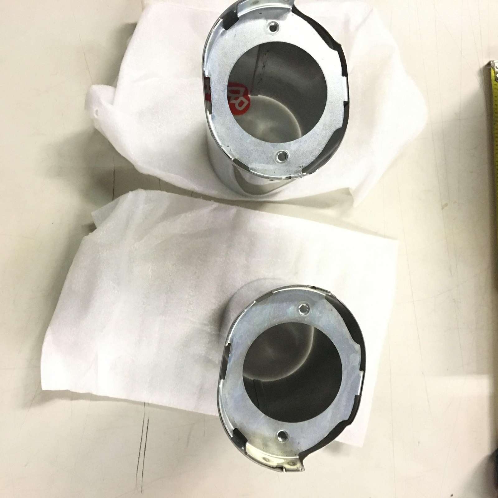 Front fork sliders Covers Cowbells touring Baggers 2014^ OEM Harley FLH Stock eBay