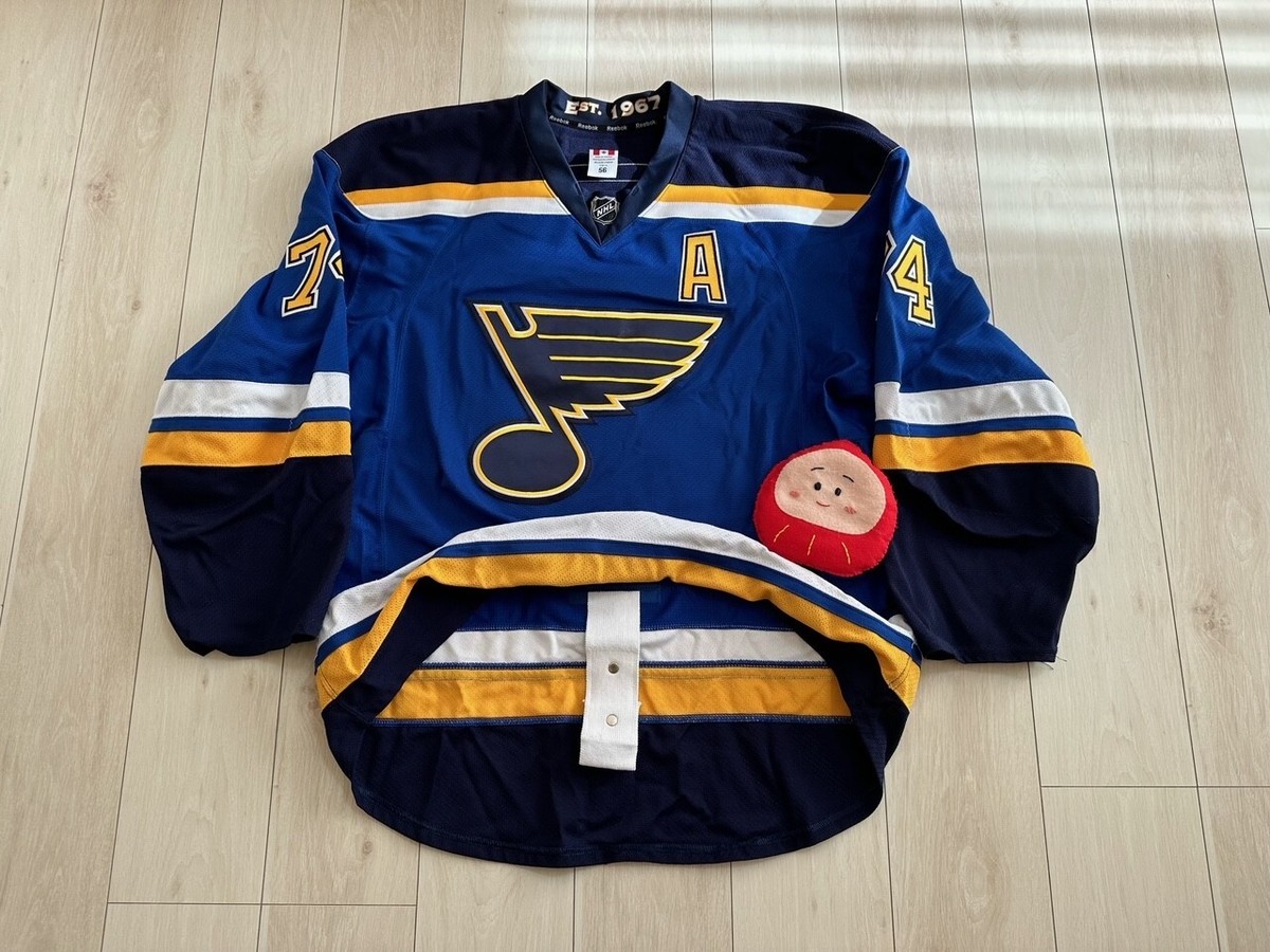 NHL 2014 Louis Blues TJ Oshie Game Worn Jersey SIZE 56
