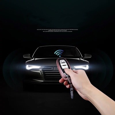 Audi Smart Remote Cover Case Schlüsselanhänger Schale Skin Tasche Schutz mit Kette