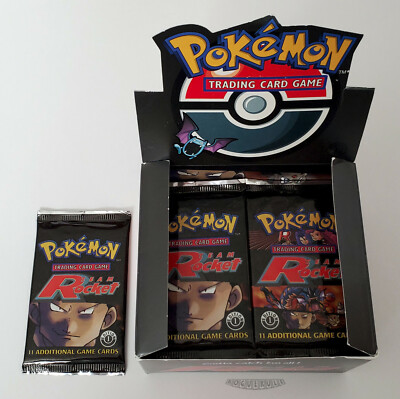ポケモンカード　team rocket 1st Edition pack box Pokemon Factory Sealed TCG TEAM ROCKET 1ST EDITION ENGLISH