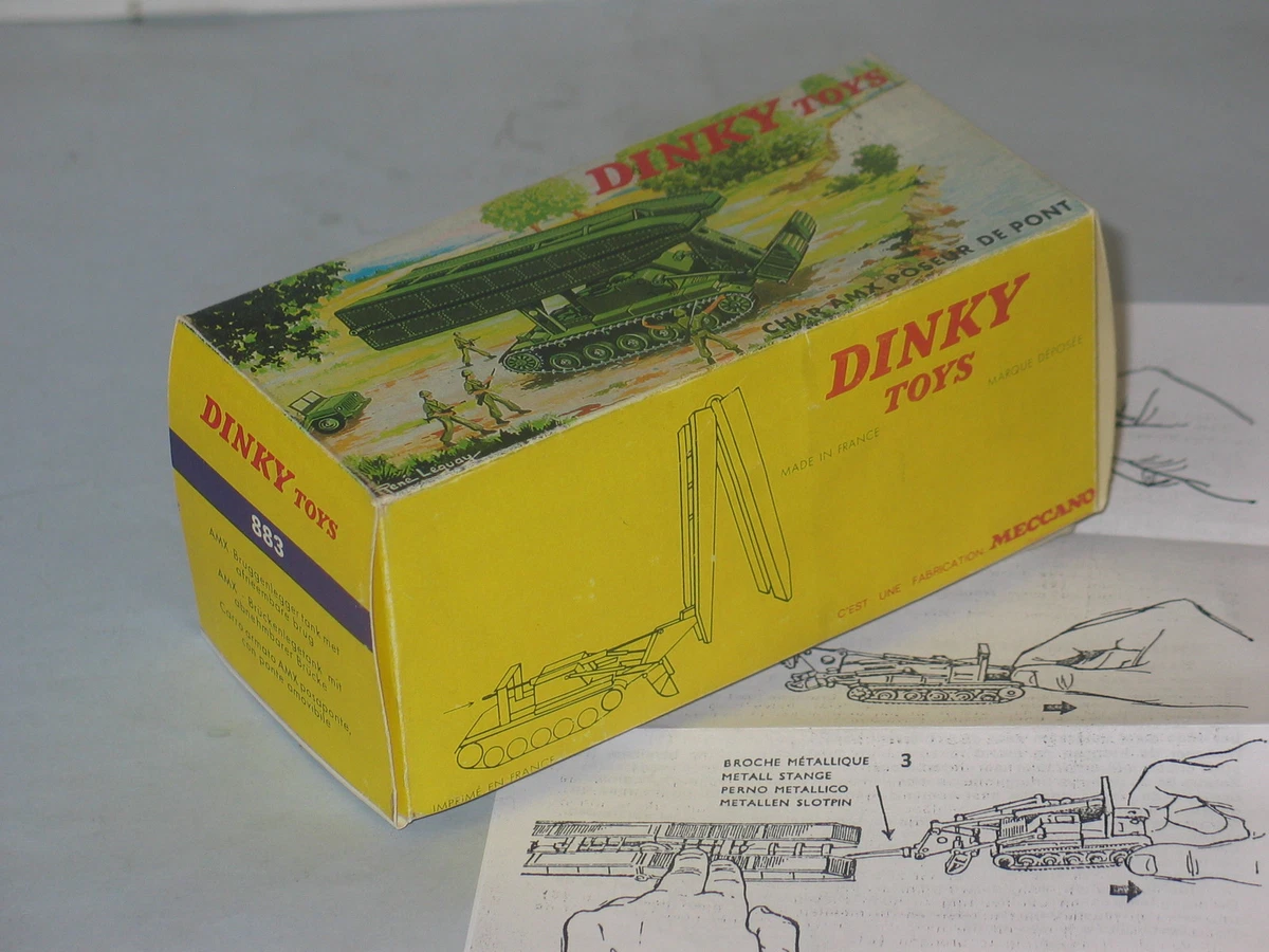 Dinky Toys - Véhicule militaire miniature - ref. 883 Char AMX Poseur De