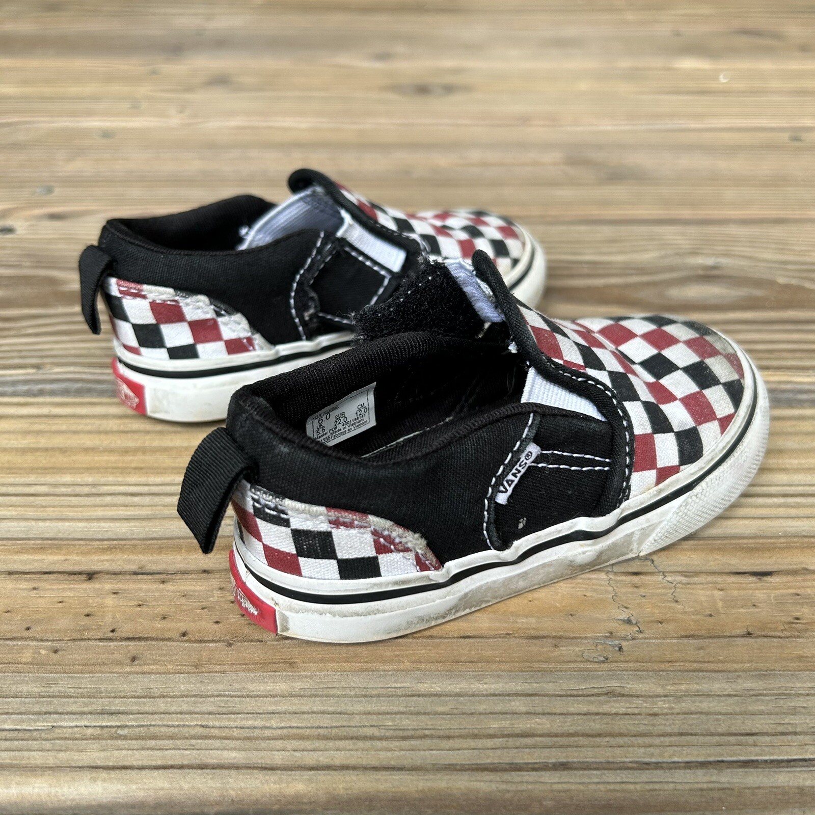 vans old skool rouge a carreaux