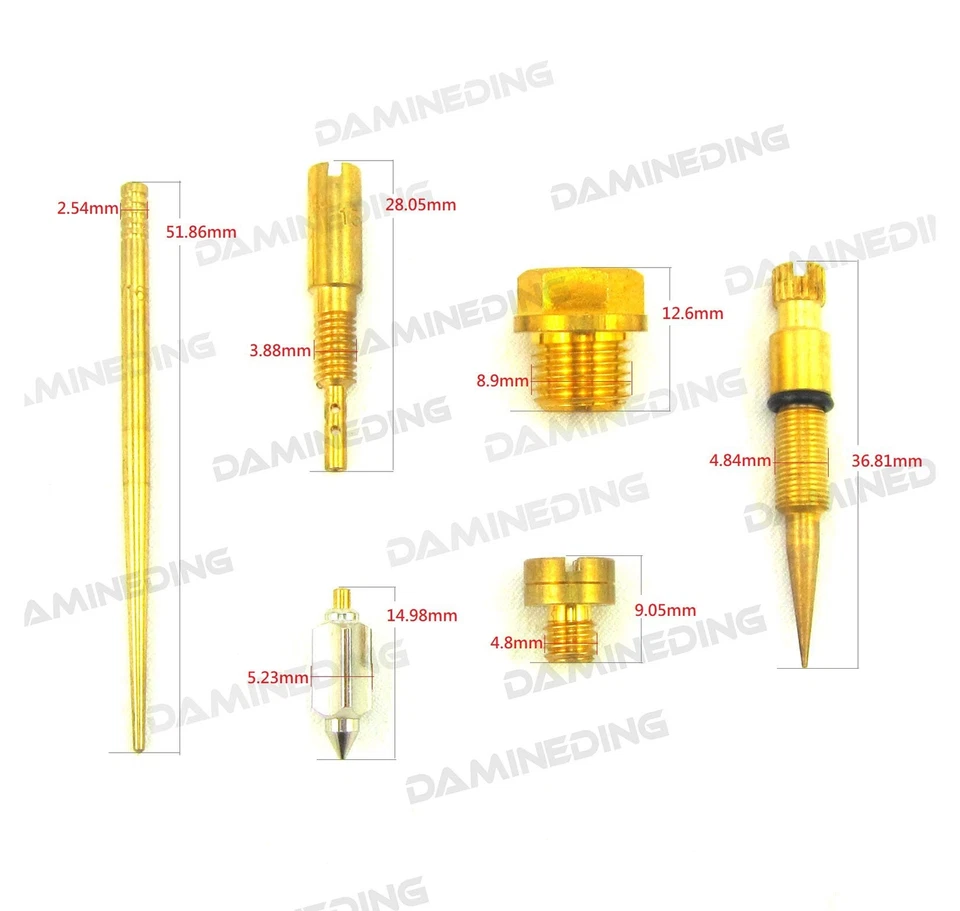 4x KZ1000 LTD 77-80 B1 B2 B3 A1 A2 A3 A4 Carburetor Carb Rebuild REPAIR Kit - Image 3 of 4