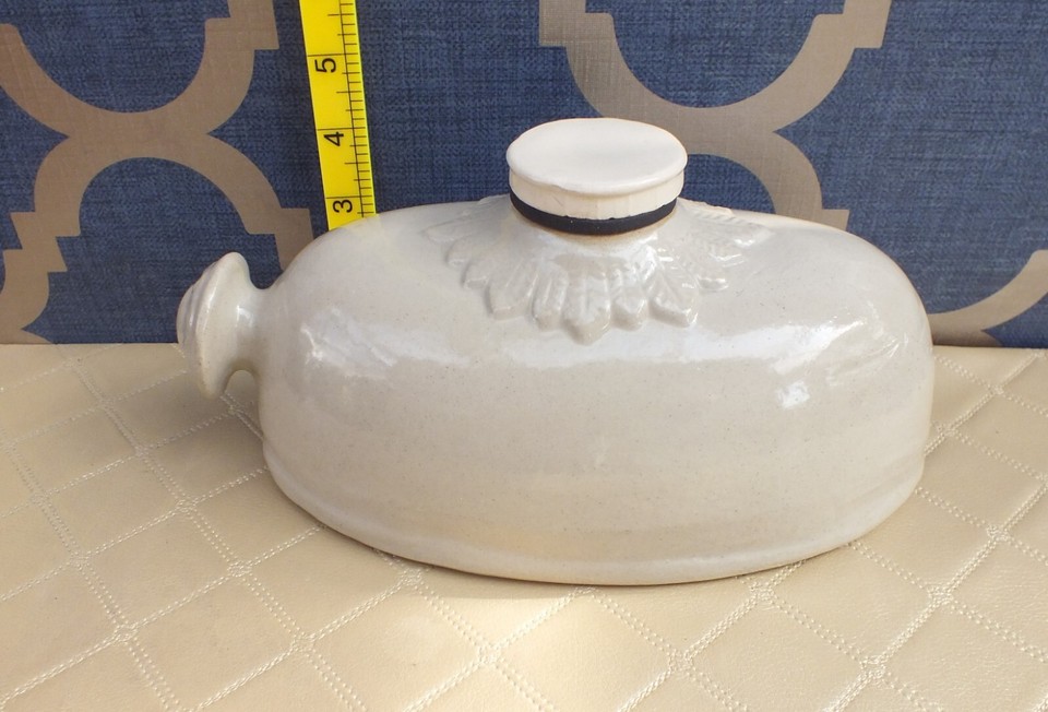 Vintage Bourne Denby Stoneware Hot Water Bottle Bed Foot Warmer eBay