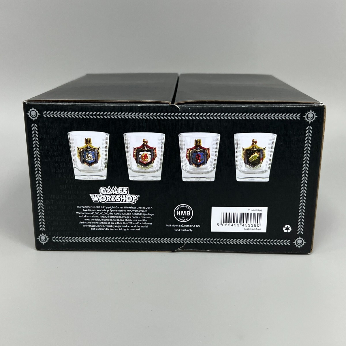 SET OF 4 ULTRAMARINES DRINK TUMBLER GLASSES WARHAMMER 40,000 40K SPACE  MARINES | eBay