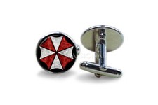 Resident Evil Umbrella Corporation Cufflinks or Tie Clip - Game Cufflinks