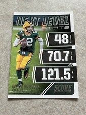 2021 Score Next Level Stats #NL4 Aaron Rodgers NFL Green Bay Packers