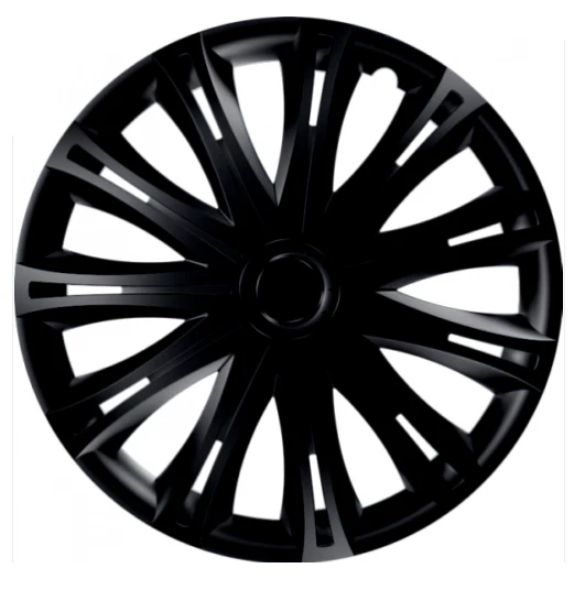 13" FULL SET OF 4 HUB CAPS COVERS WHEEL TRIMS COVER BLACK COLOUR - Image 1 of 1