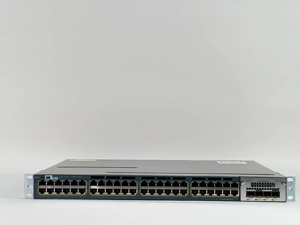 Cisco Catalyst WS-C3560X-48T-S Ethernet Switch 48 x 1GbE RJ-45 4x SFP 2x 350W - Image 4 of 4