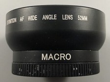 0.45x 52mm Wide Angle Lens High Definition AF Wide Angle Lens 52MM Macro D5.1