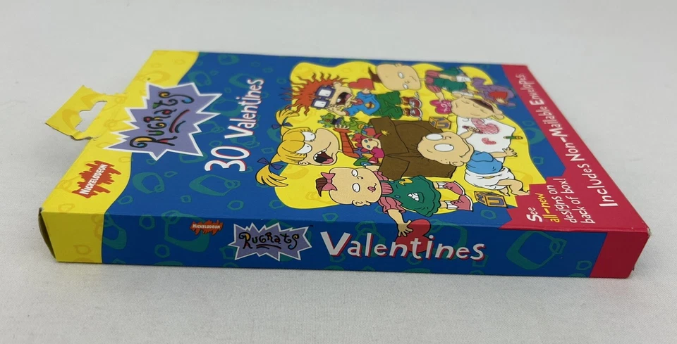 Rugrats Valentines 30 Classroom Exchange Card 10 Designs 1999 NEW - Image 3 of 4
