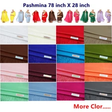 Soft Luxurious Pashmina Cashmere Wrap shawl stole Cashmere Wool Silk Scarf
