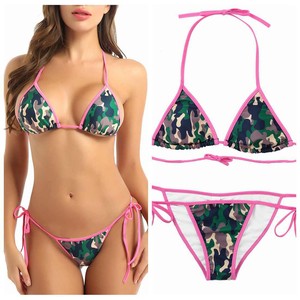 camo push up bikini