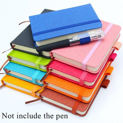 A7 Mini Notebook Portable Diary Pocket Book Handwriting Retro PU Cover