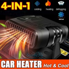 120W Portable Heater Heating Cooling Fan Defroster Demister for Car Truck 12V