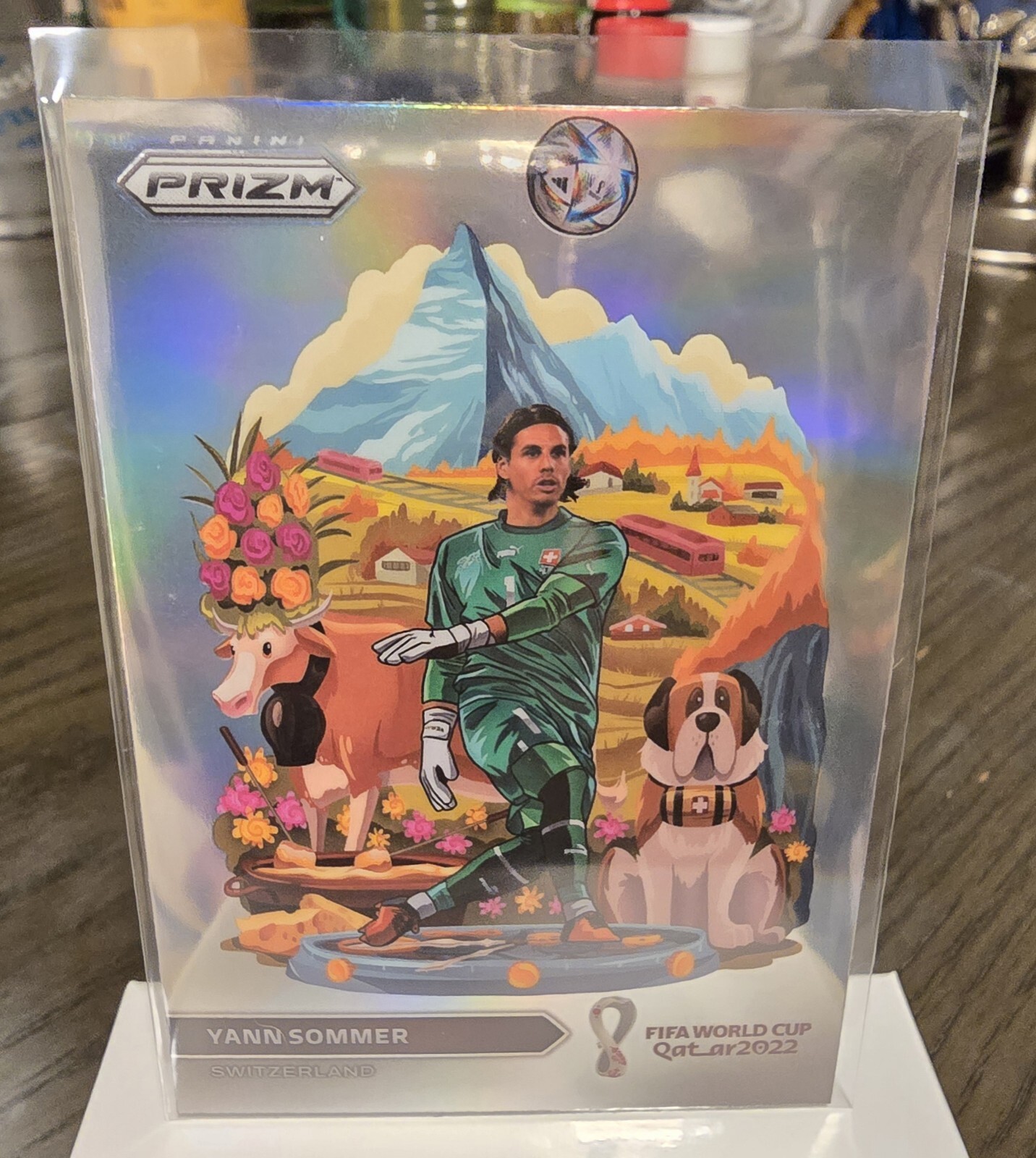 2022 Panini Prizm National Landmarks Yann Sommer FIFA World Cup Qatar