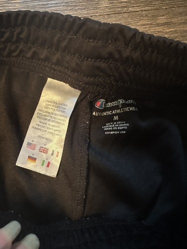 LOT OF 2! Boys Champion Vertical Script Logo Mesh Shorts Gray Size Medium - Picture 8 of 12