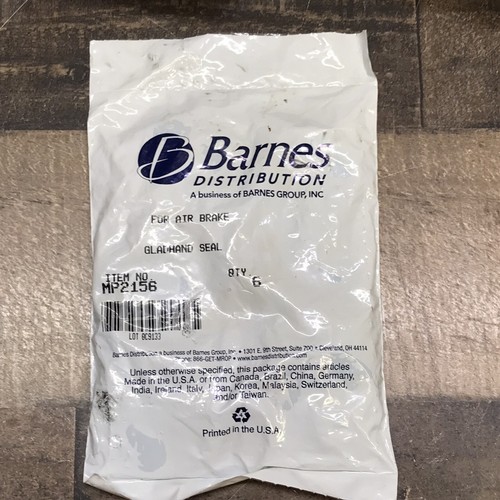 Barnes Gladhands Lote 81261 Emergencia 81260 Servicio MP2156 Sellos de Repuesto - Imagen 4 de 9