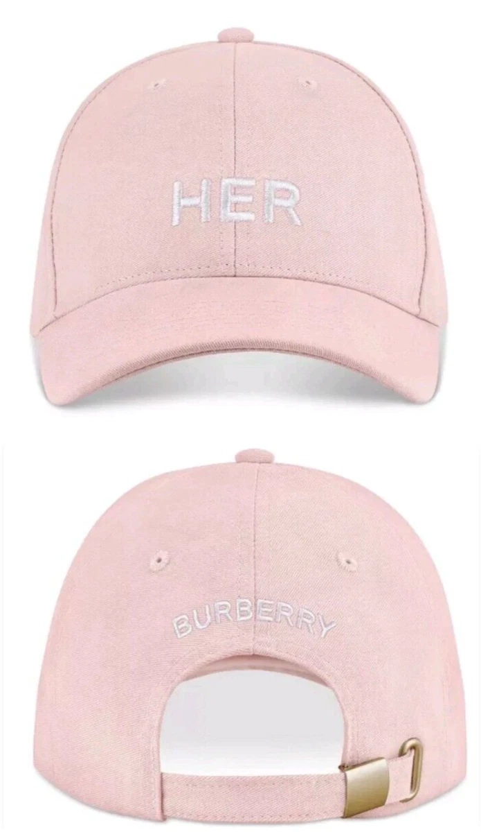 Burberry 2025 pink hat