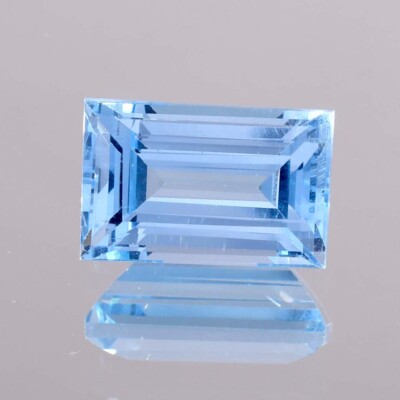 18.85 Ct Natural Namibia Jeremejevite Flawless Loose Gemstone Certified 17x11 MM