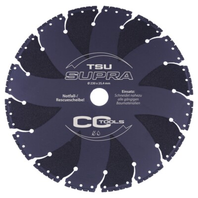 Rescue Diamanttrennscheibe CC-TOOLS 125 230 350 mm Vakuumgelötet Trocken/Nass