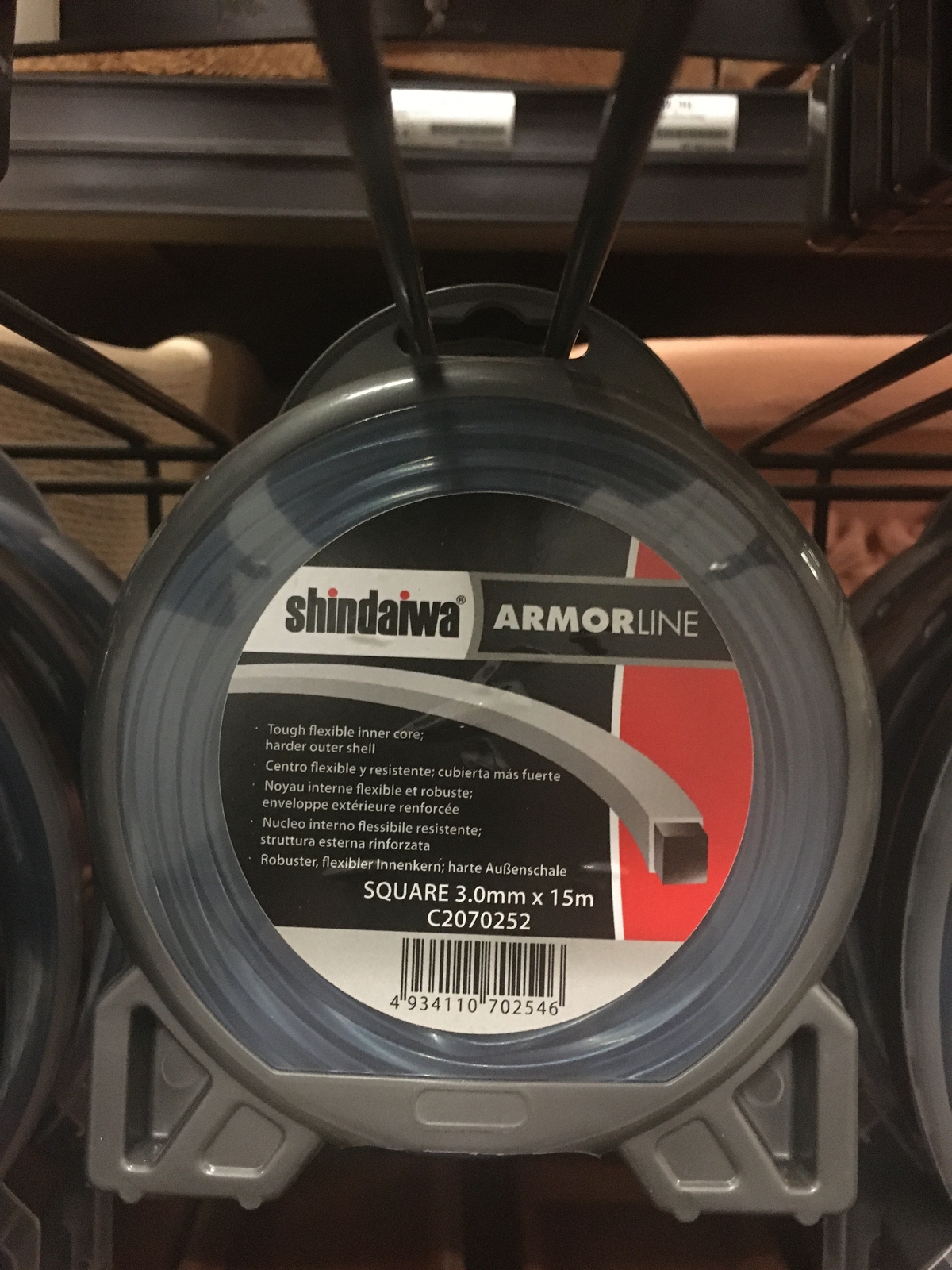 SHINDAIWA ARMORLINE 3.0 x 15m FILO NYLON ARMOR LINE QUADRO DECESPUGLIATORE