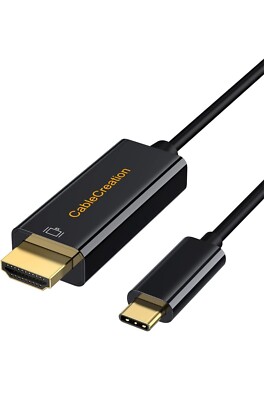 USB-C to HDMI Cable 6,ft Cable 4kx2k 30hz Brand Cable Creation