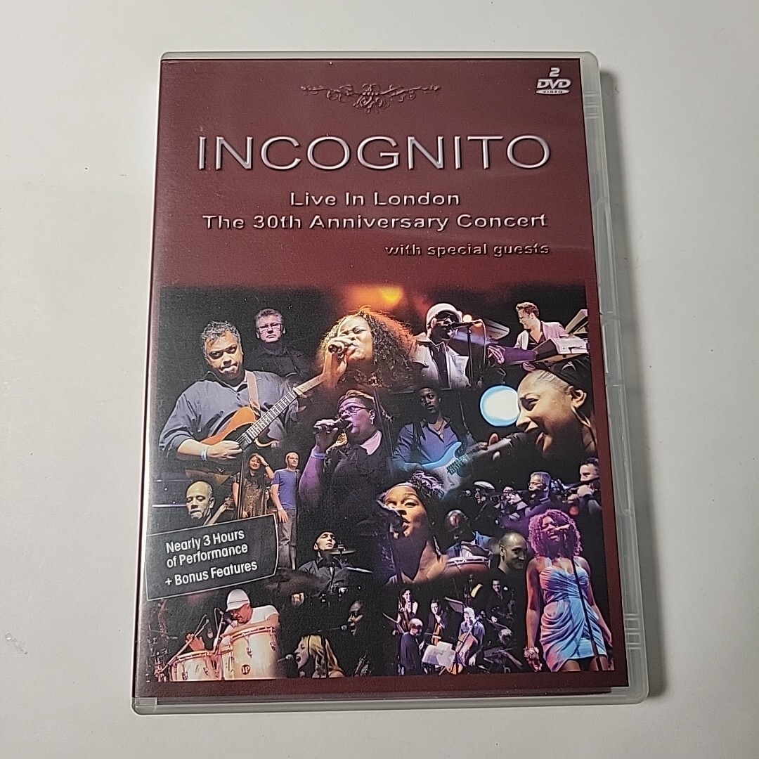 DVD】インコグニート/ライブ 30th Aniv.Concert Amazon.co.jp