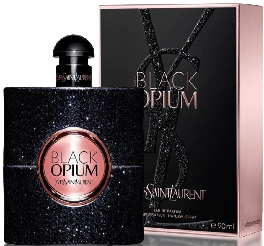 Black Opium by Yves Saint Laurent 3oz 90ML Eau De Parfum Brand New Sealed  In Box 761193198232