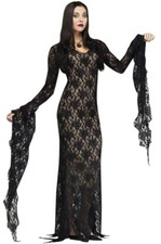 Brand New Miss Darkness Gothic Elvira Outfit Women Adult Costume
