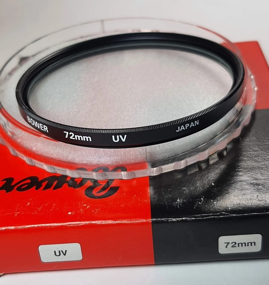 72mm Genuine OEM Bower UV Coated Glass Lens Protector Filter Japan Safety E-72 - Image 2 of 4