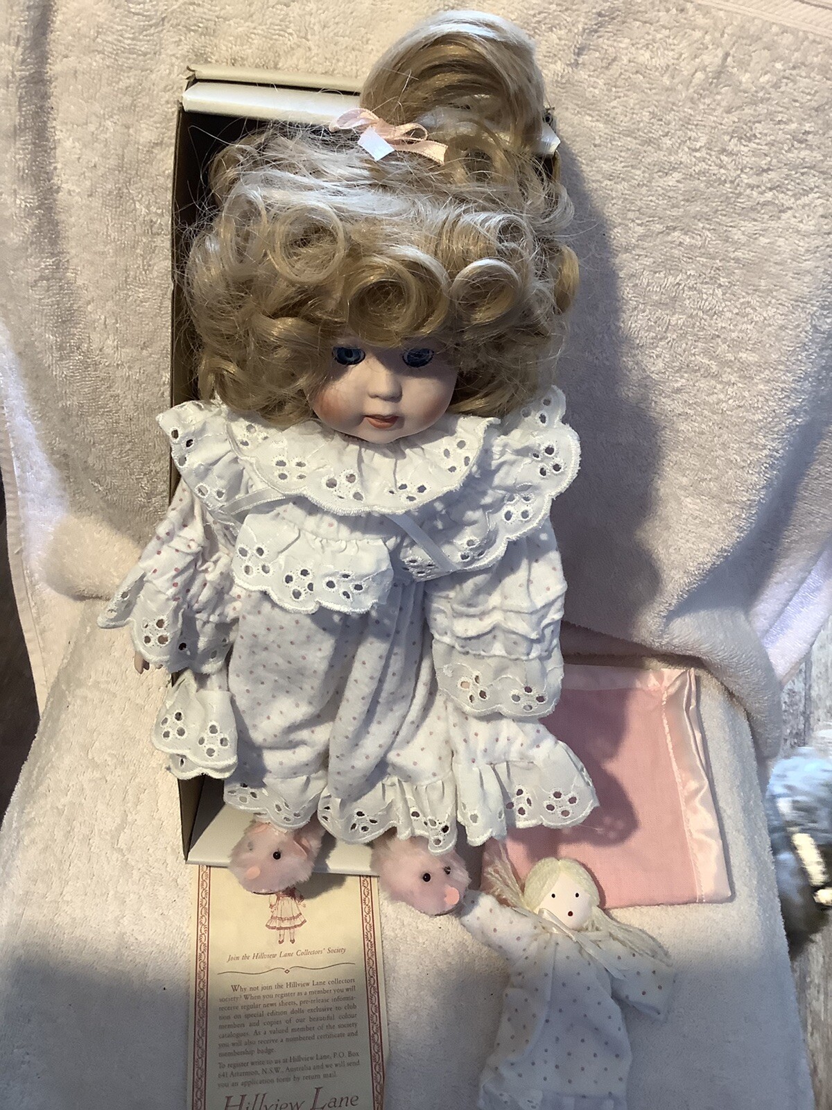 Hillview Lane Porcelain Doll Rare Vintage Limited Edit. Item No. HN 5725 NIB eBay