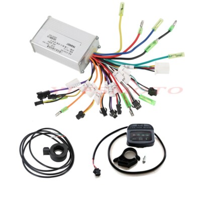 36/48V Universal Brushless Motor Controller Thumb Throttle for E-bike Scooter US