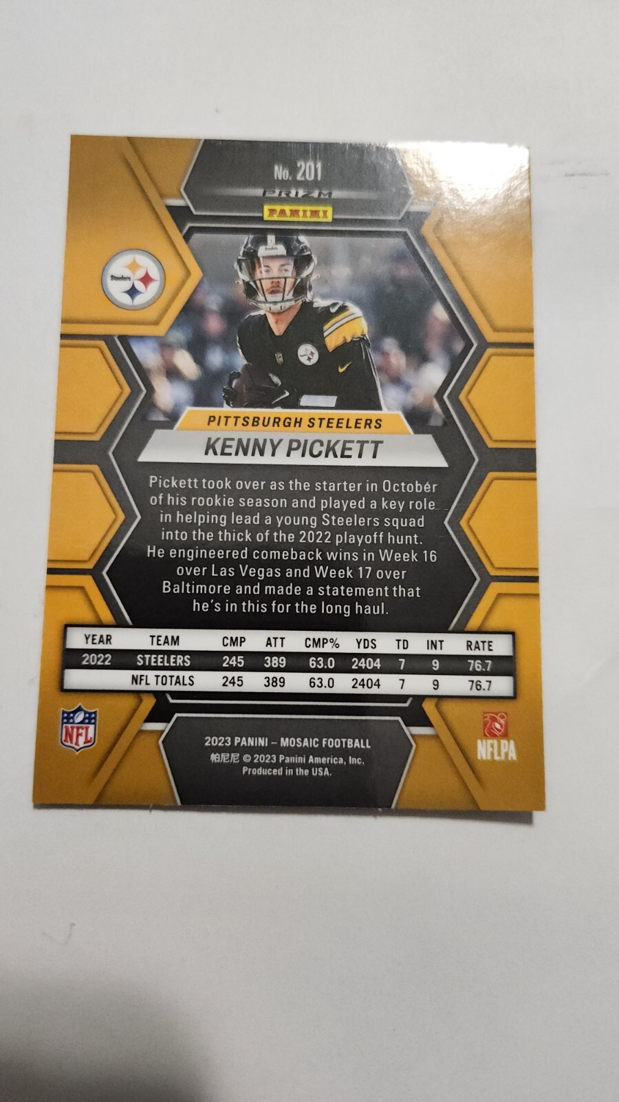 2023 Mosaic Kenny Pickett Genesis Prizm SSP Case Hit Pittsburgh Steelers eBay
