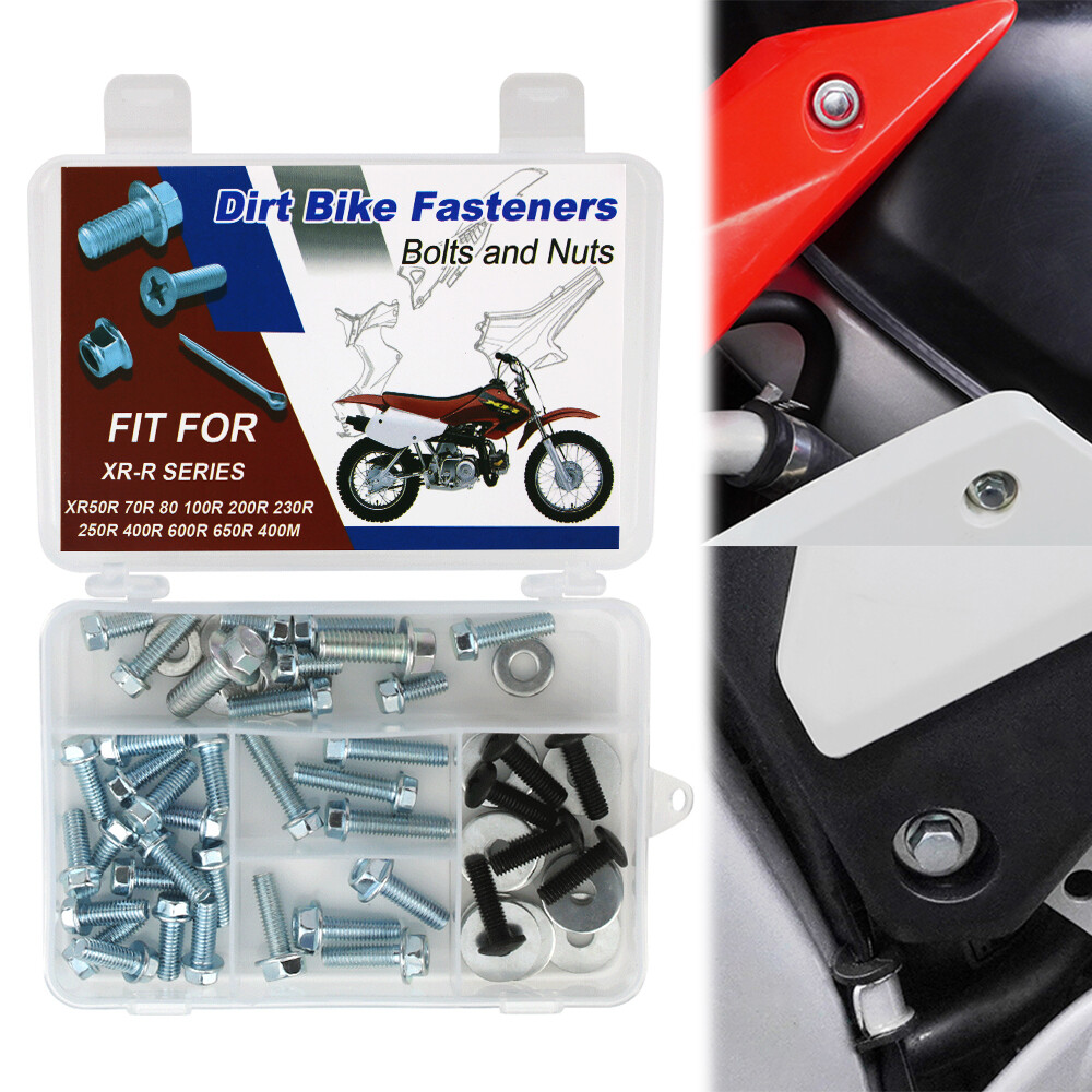 専用1 Plastics Fender Bodywork Bolt Kit Fit For Honda XR50R 2000