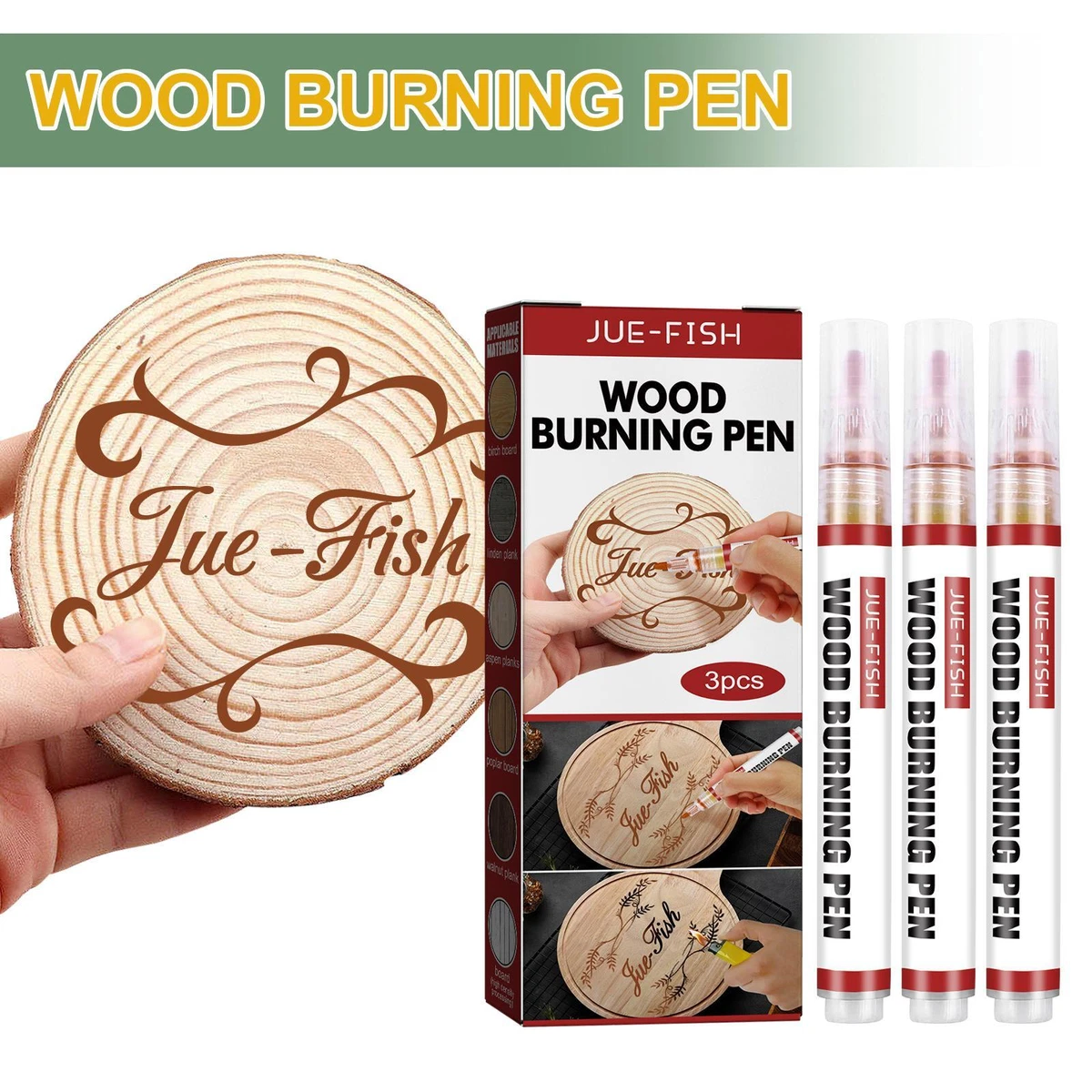 Wood Burning Pen Marker High-Density Scorch Pen For Wood Burning 3