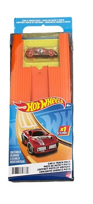 Hot Wheels 2021 Roadster Car and Track Pack Set NEW Track Builder System