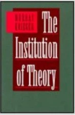 The Institution of Theory - Paperback By Krieger, Professor Murray - GOOD