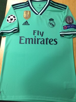 real madrid mint green jersey