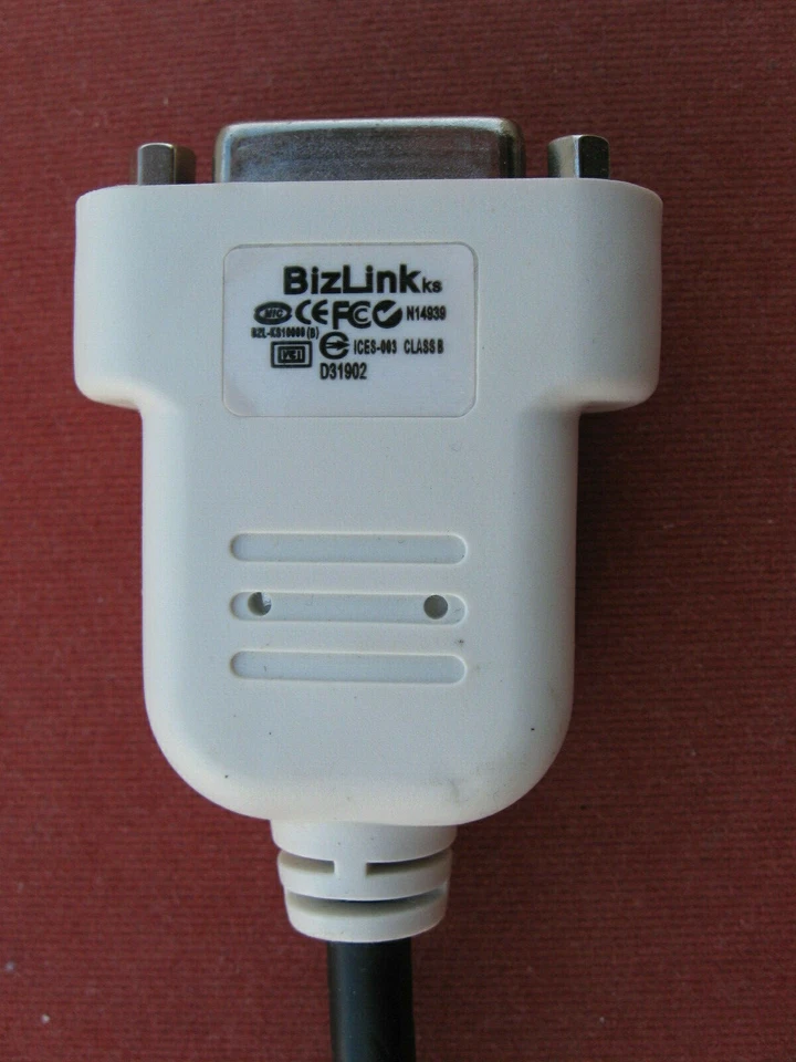 3 LOT BizLink 023NVR DisplayPort to DVI Video DP Display Port Adapter Cables - Image 3 of 4