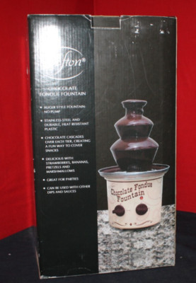 Crofton Old Fashioned Chocolate Fondue Fountain Stainless Item 8822-05 AO4061870