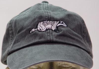 BADGER WILDLIFE HAT WOMEN MEN EMBROIDERED BASEBALL CAP Price Embroidery Apparel